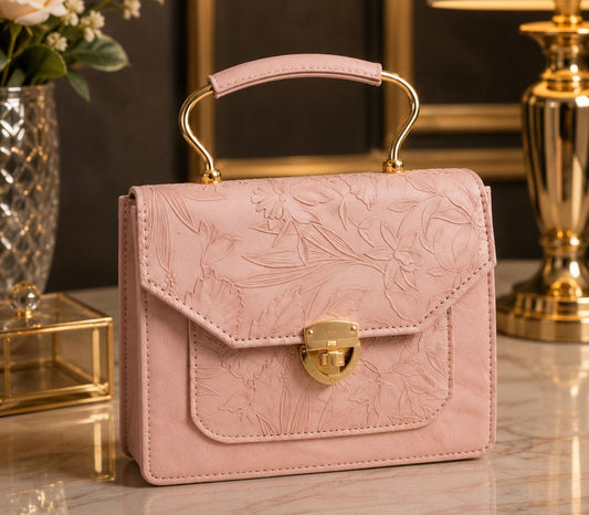 BLUSH BLOOM HANDBAG