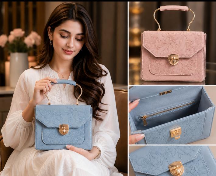 BLUSH BLOOM HANDBAG