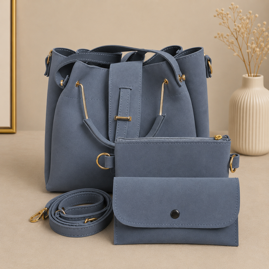 ELEGENT BUCKET 3 PIECE BAG